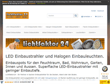 Tablet Screenshot of lichtfaktor24.com